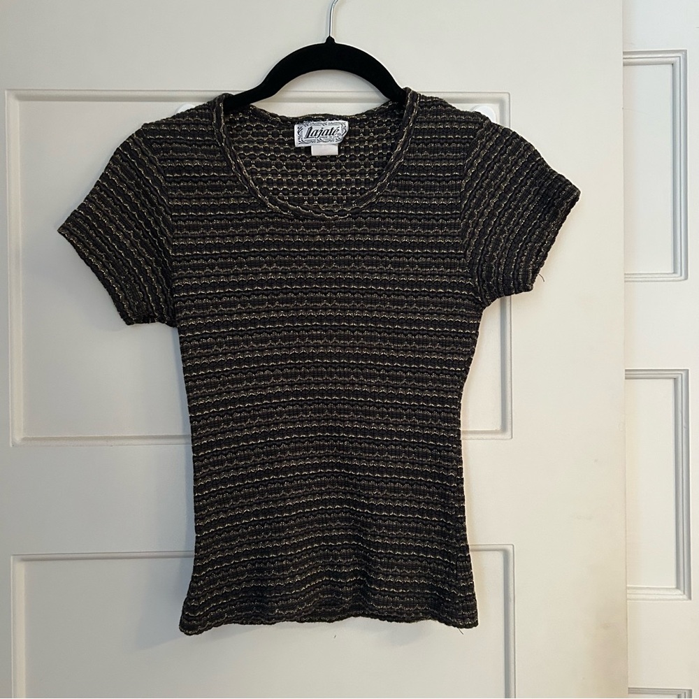 Vintage Black and Gold Tee
